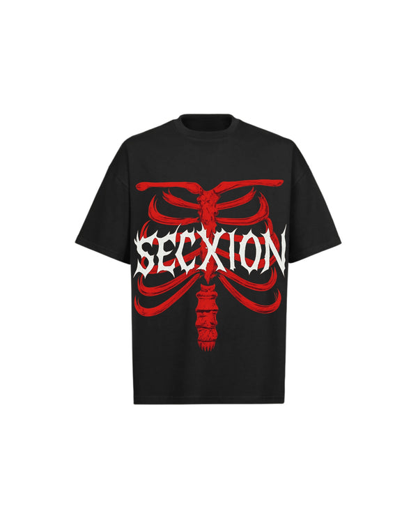 Ribcage Tee – Black