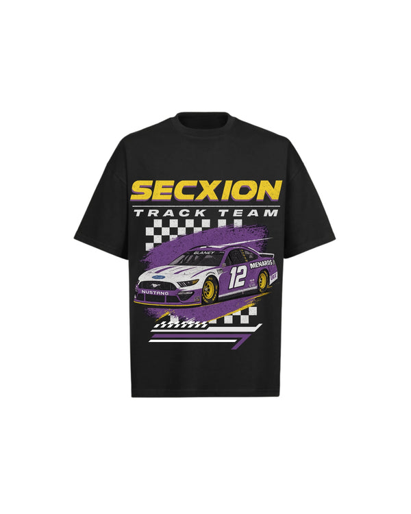 Track Team Tee – Black