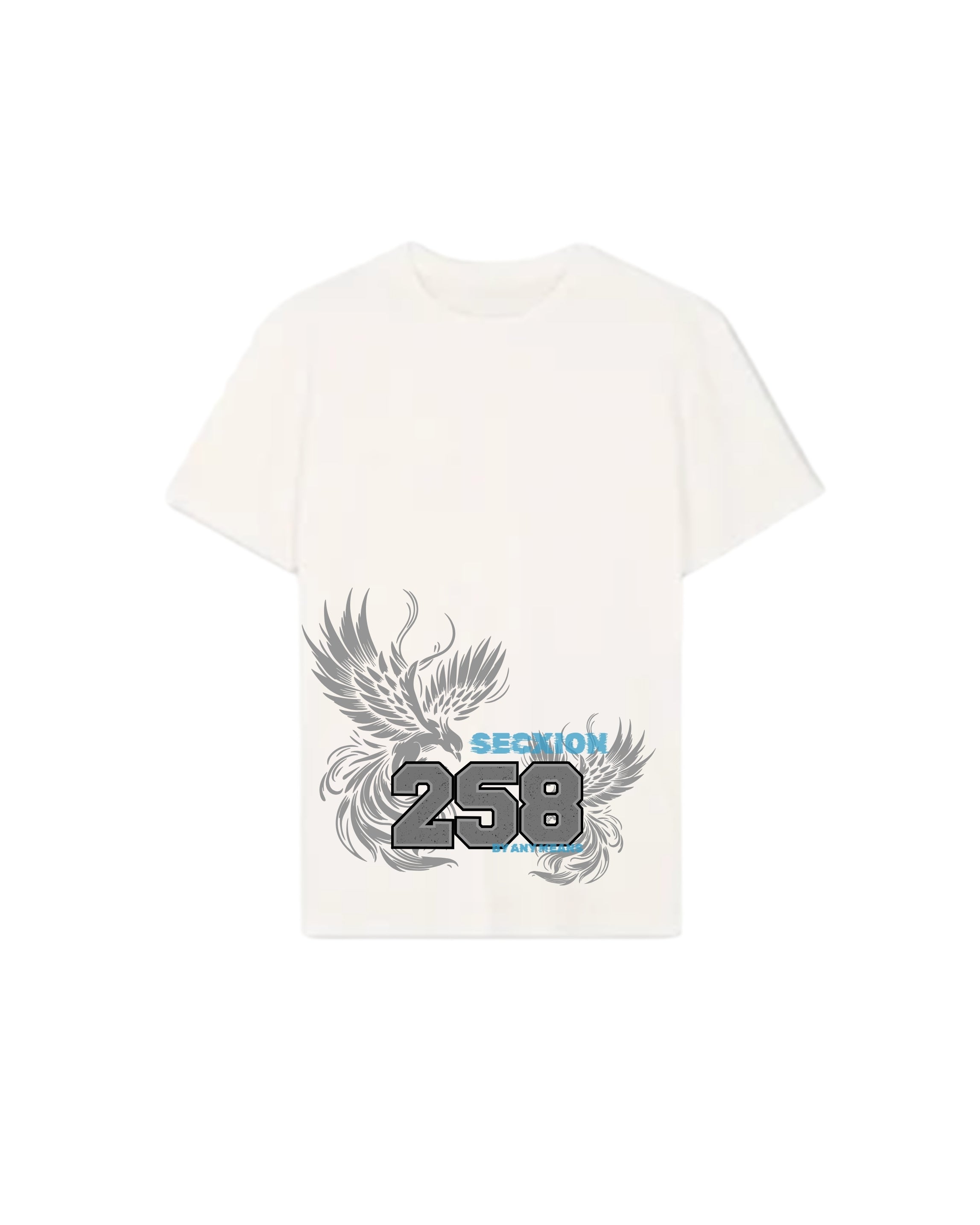 258 Wing Tee – White