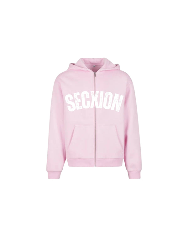 Core Zip Hoodie – Pink