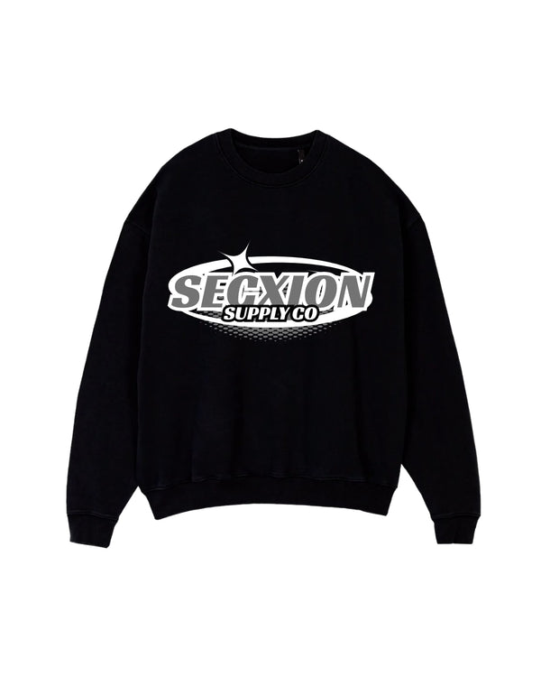 Supply Co Crewneck Jumper – Black
